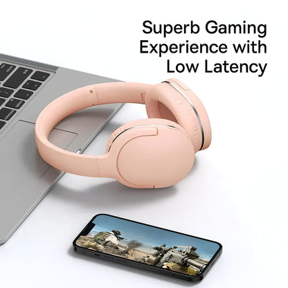 Handsfree Bluetooth Baseus Encok D02 Pro, MultiPoint, A2DP, Ružový NGTD010304