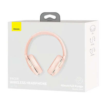 Handsfree Bluetooth Baseus Encok D02 Pro, MultiPoint, A2DP, Ružový NGTD010304