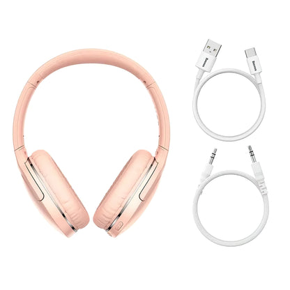 Handsfree Bluetooth Baseus Encok D02 Pro, MultiPoint, A2DP, Ružový NGTD010304