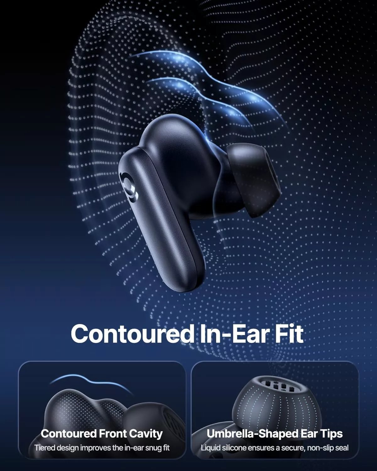 Handsfree Bluetooth Baseus Inspire XP1 Sound by Bose, TWS, ANC, Čierna A0010902