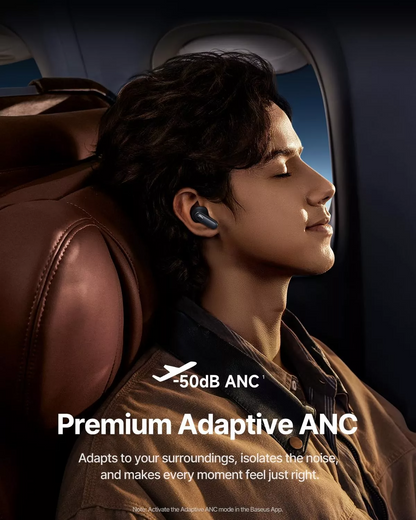 Handsfree Bluetooth Baseus Inspire XP1 Sound by Bose, TWS, ANC, Čierna A0010902