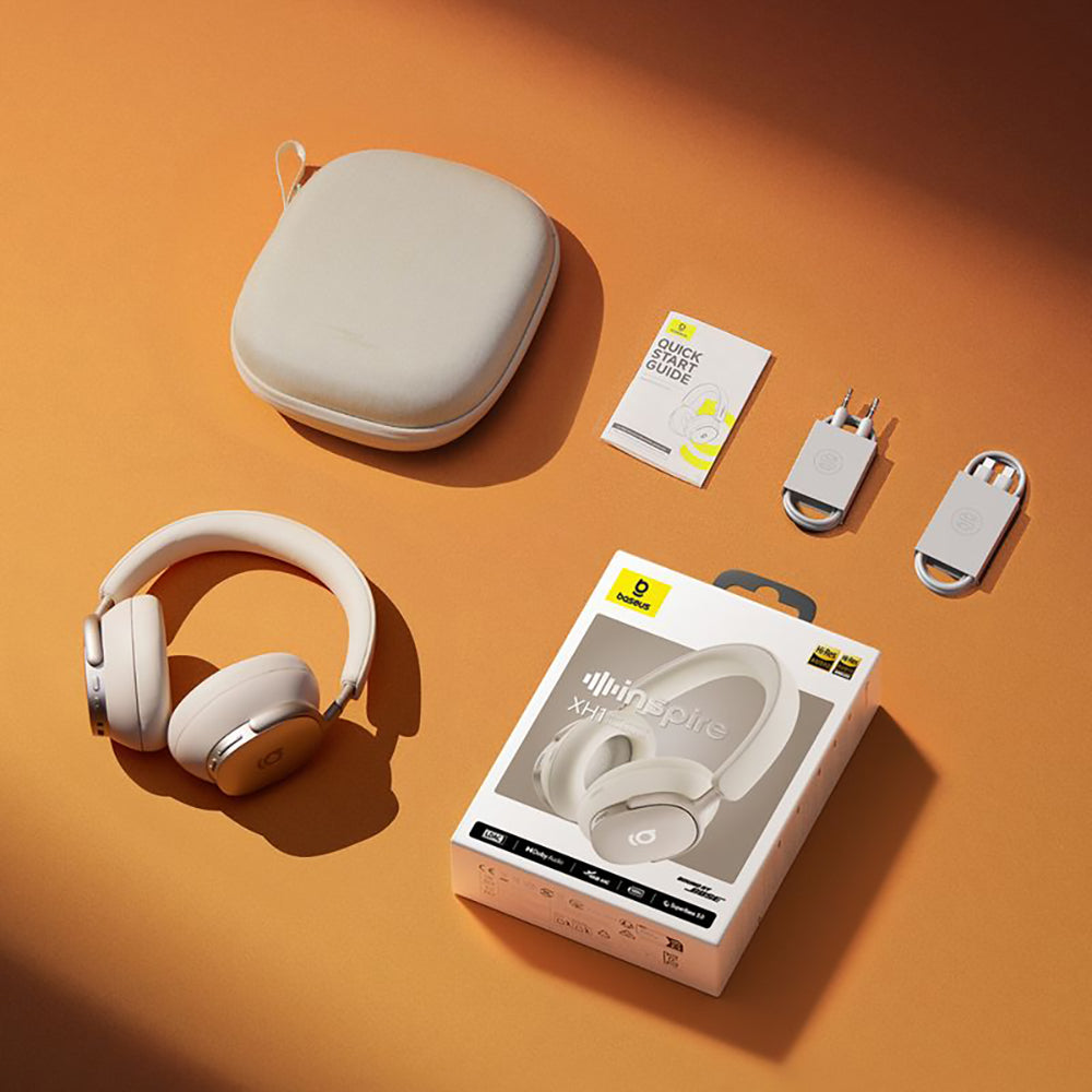 Handsfree Bluetooth Baseus Inspire XH1 Sound by Bose, A2DP, ANC, Biela A00085701233-00