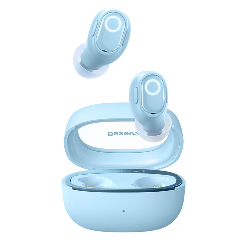 Handsfree Bluetooth Baseus WM02+, TWS, Modrý NGTW370303
