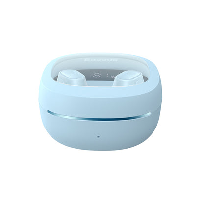 Handsfree Bluetooth Baseus WM02+, TWS, Modrý NGTW370303