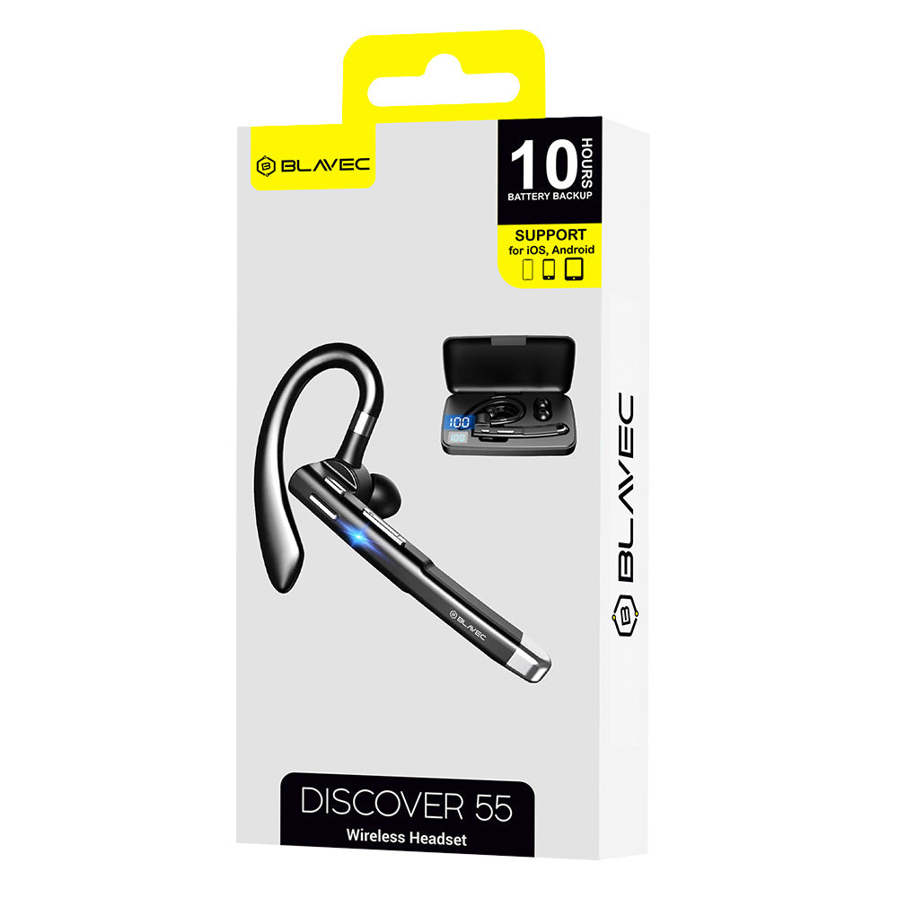 Handsfree Bluetooth Blavec Discover 55, MultiPoint, A2DP, čierne 