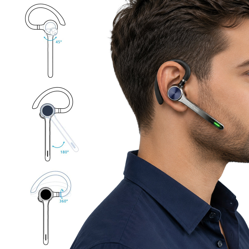 Bluetooth handsfree Blavec Talk 1, MultiPoint, A2DP, čierny