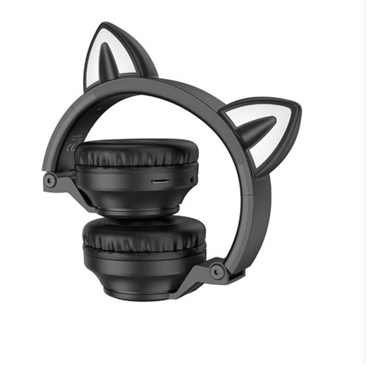 Handsfree Bluetooth Borofone BO18 Cat Ear, A2DP, Čierna