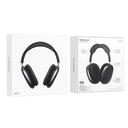Handsfree Bluetooth Borofone BO22 Elegant, A2DP, Sivý