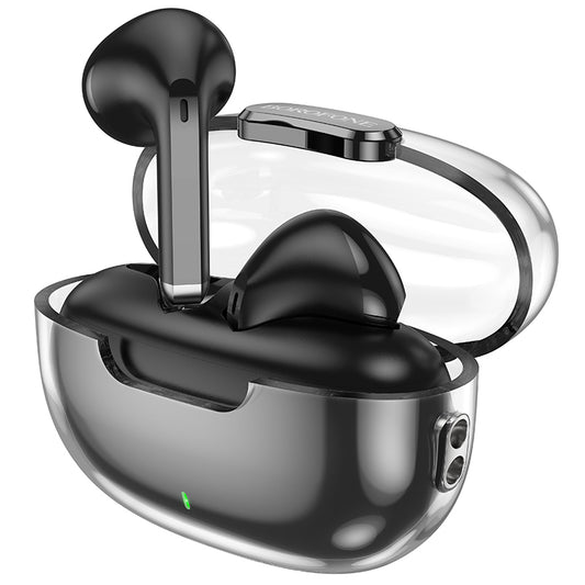 Handsfree Bluetooth Borofone BW46 Ice Flake, TWS, čierna