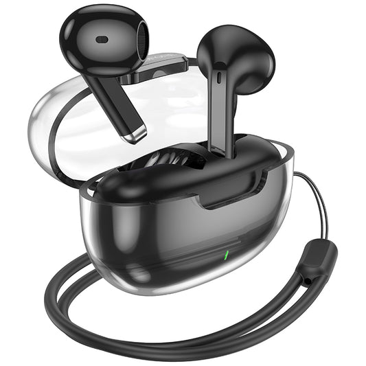 Handsfree Bluetooth Borofone BW46 Ice Flake, TWS, čierna