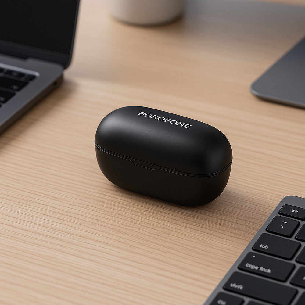 Handsfree Bluetooth Borofone FQ10 Joyful, TWS, Čierna
