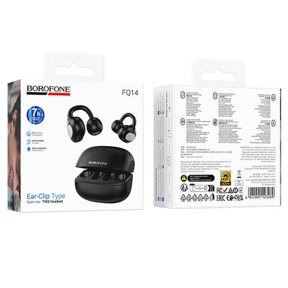 Handsfree Bluetooth Borofone FQ14 Joy, TWS, Čierna