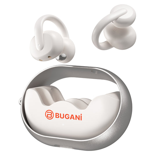 Bluetooth handsfree Bugani Clip B21, TWS, biela