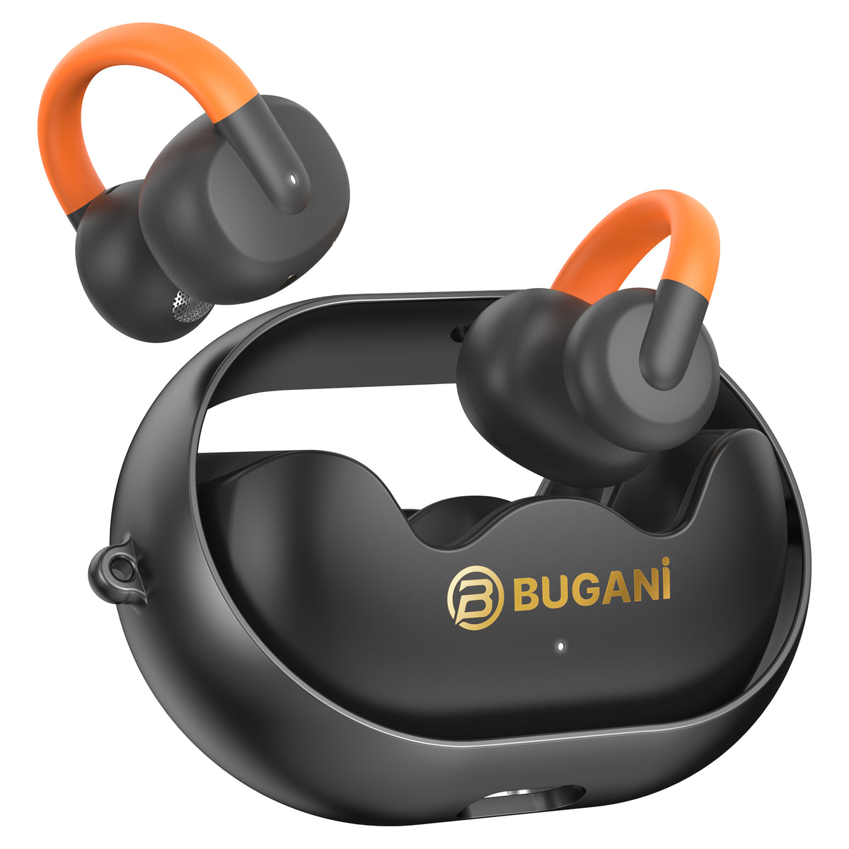 Handsfree Bluetooth Bugani Clip B21, TWS, Čierny