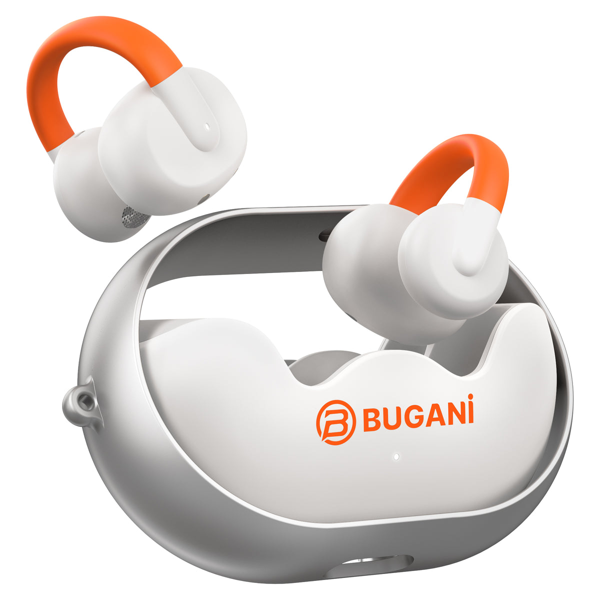 Bluetooth handsfree Bugani Clip B21, TWS, biela