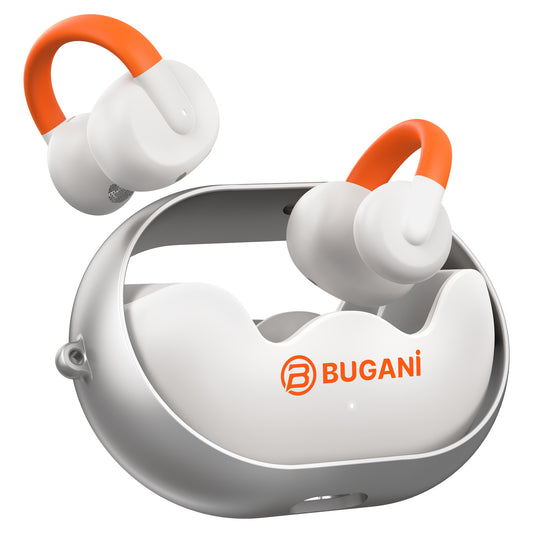 Bluetooth handsfree Bugani Clip B21, TWS, biela