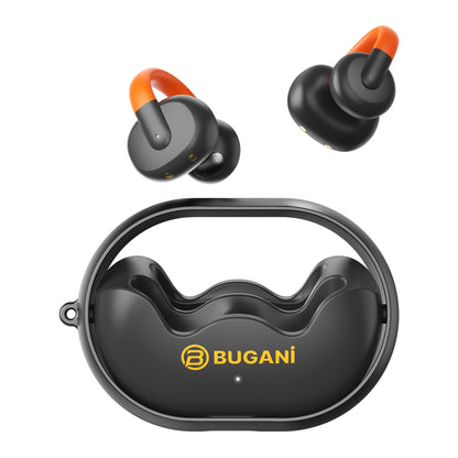 Handsfree Bluetooth Bugani Clip B21, TWS, Čierny