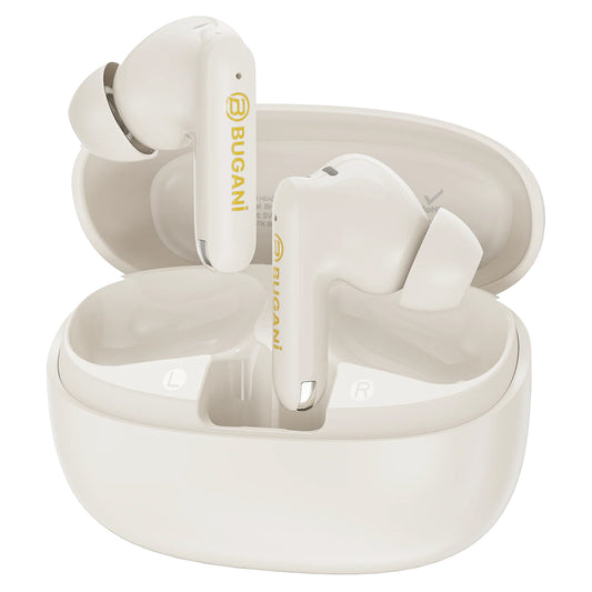 Bluetooth handsfree Bugani Freebuds B20, TWS, ANC, svetlo krémová