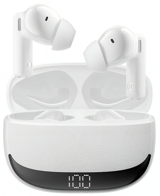 Bluetooth handsfree BWOO BW40, TWS, ANC, biela