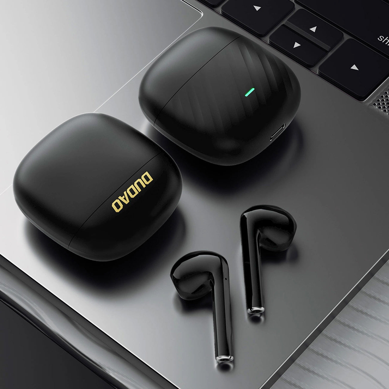 Handsfree Bluetooth Dudao U14+, TWS, Čierna