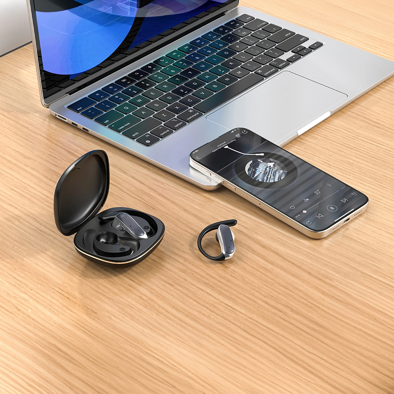 Handsfree Bluetooth Dudao U17Z, TWS, Čierna