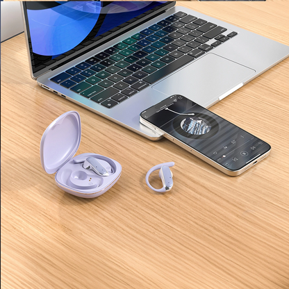 Bluetooth handsfree Dudao U17Z, TWS, fialová