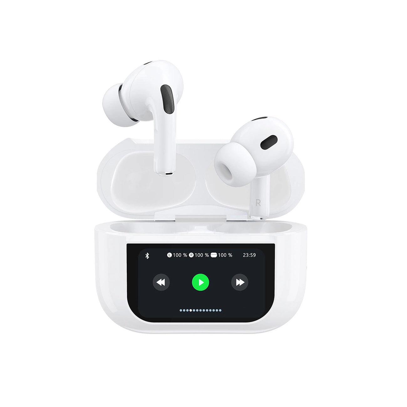 Handsfree Bluetooth Dudao U19 Display, TWS, Biela