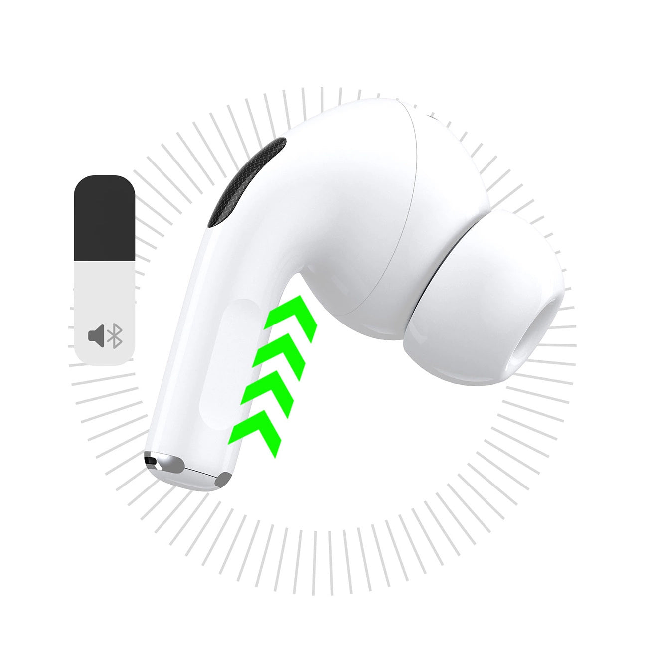 Handsfree Bluetooth Dudao U19 Display, TWS, Biela