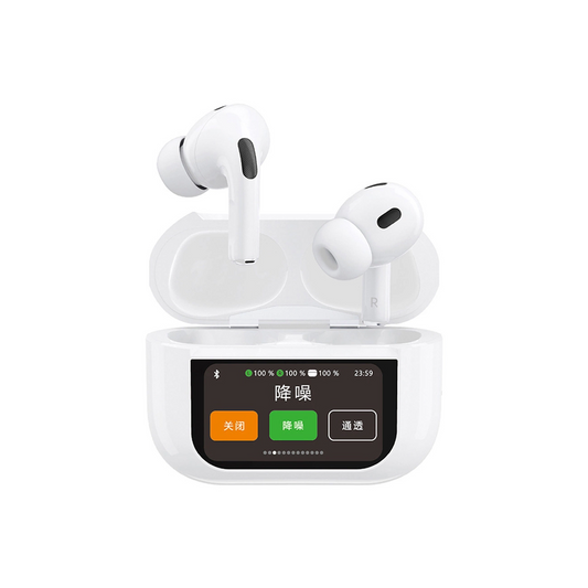 Handsfree Bluetooth Dudao U19 Display, TWS, Biela, Znovu zabalené