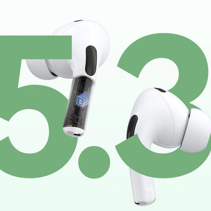 Handsfree Bluetooth Dudao U19 Display, TWS, Biela