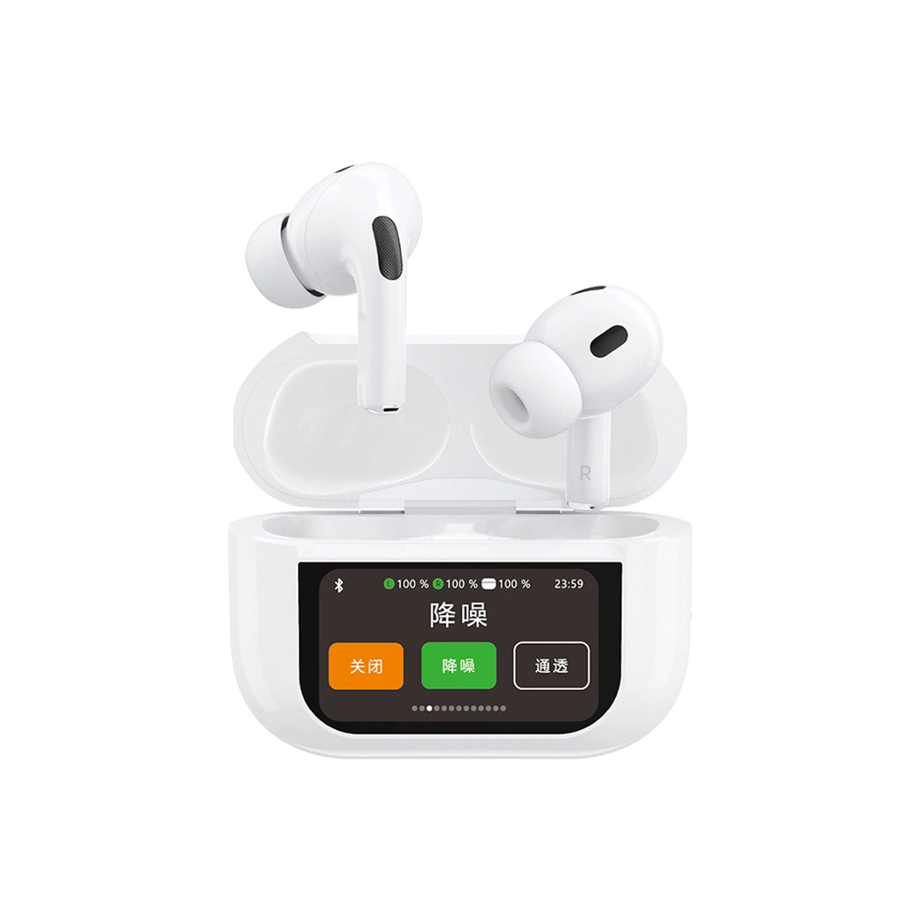 Handsfree Bluetooth Dudao U19 Display, TWS, Biela