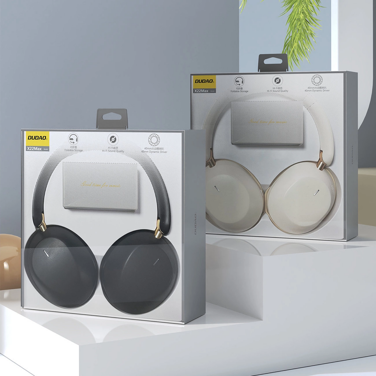 Handsfree Bluetooth Dudao X22 Max, A2DP, ANC, Čierna