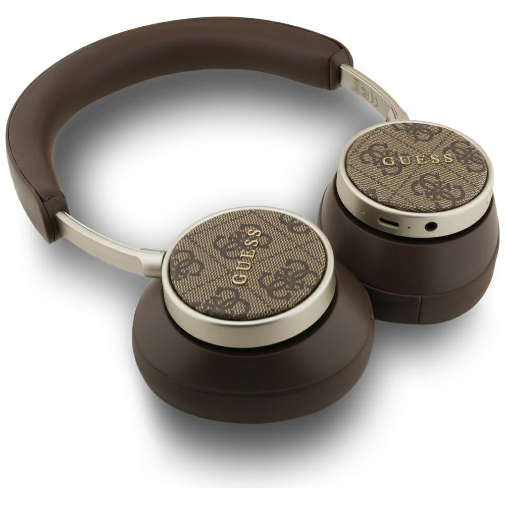 Handsfree Bluetooth Guess 4G Classic Logo, A2DP, Hnedá