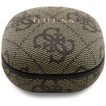 Handsfree Bluetooth Guess 4G Classic Metal Logo, TWS, Hnedá