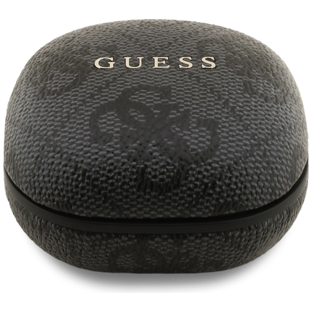 Handsfree Bluetooth Guess 4G Classic Metal Logo, TWS, Čierna