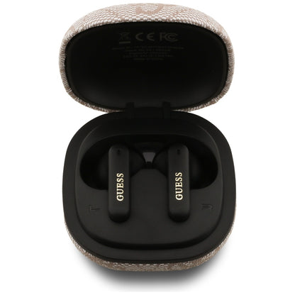 Handsfree Bluetooth Guess 4G Classic Metal Logo, TWS, Ružová