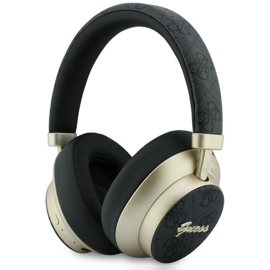 Handsfree Bluetooth Guess 4G Gold Script Metal, A2DP, Čierna