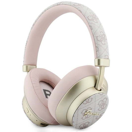 Handsfree Bluetooth Guess 4G Gold Script Metal, A2DP, Ružová