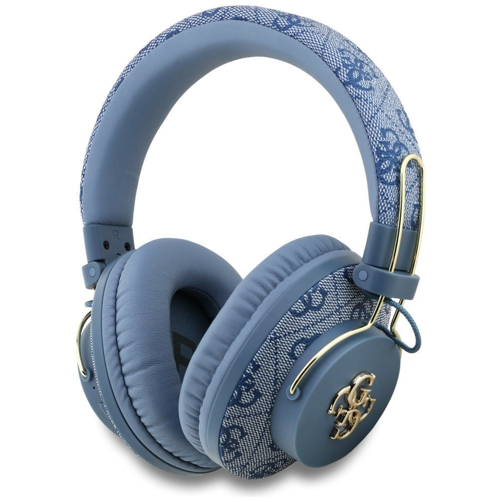 Handsfree Bluetooth Guess 4G Metal Logo, A2DP, Modrý