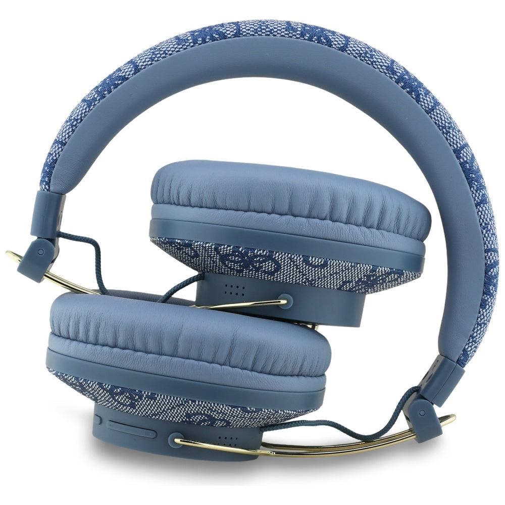 Handsfree Bluetooth Guess 4G Metal Logo, A2DP, Modrý