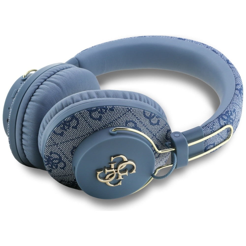 Handsfree Bluetooth Guess 4G Metal Logo, A2DP, Modrý