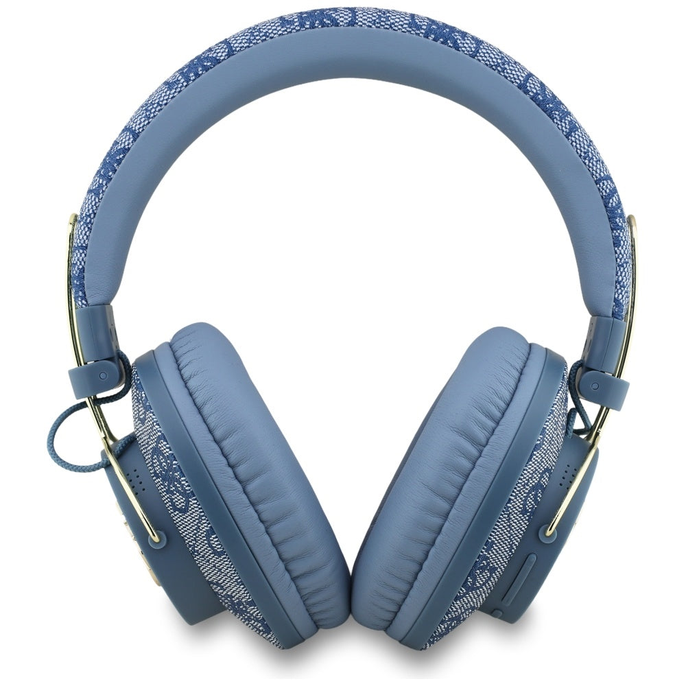 Handsfree Bluetooth Guess 4G Metal Logo, A2DP, Modrý