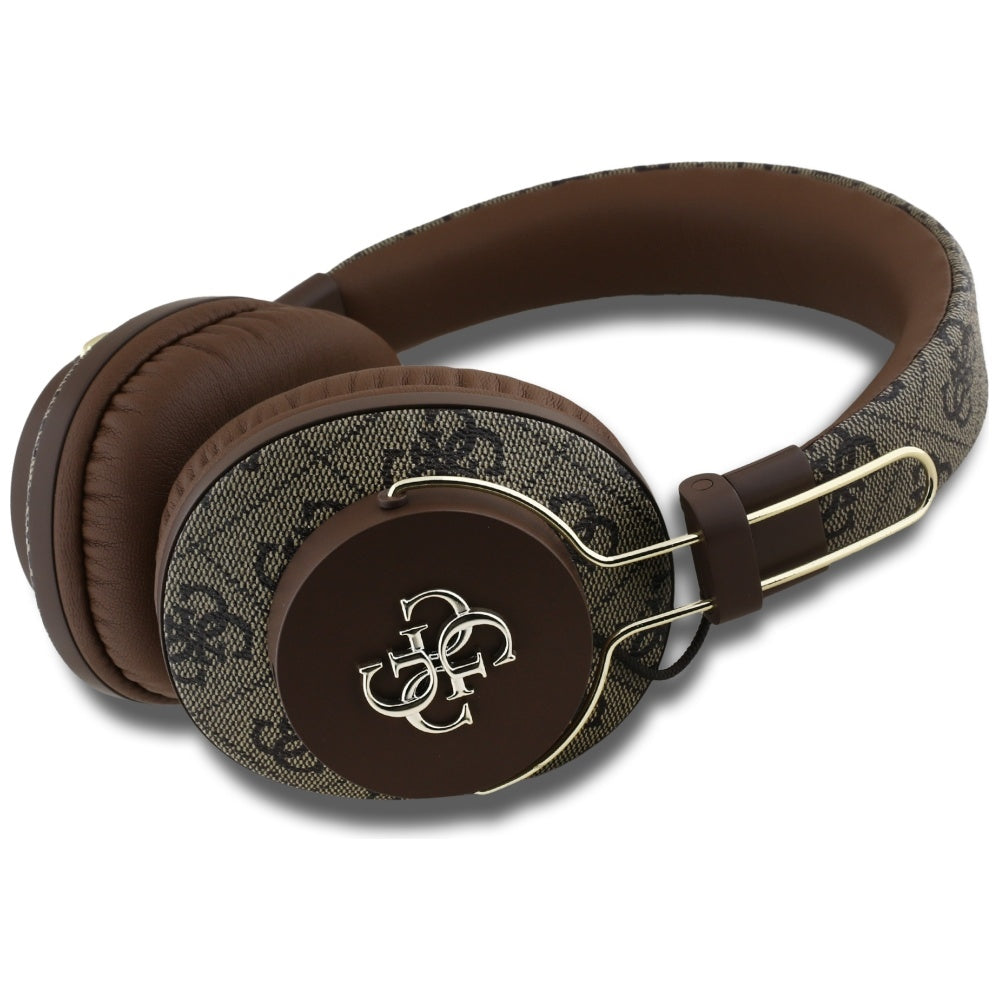 Handsfree Bluetooth Guess 4G Metal Logo, A2DP, Hnedá