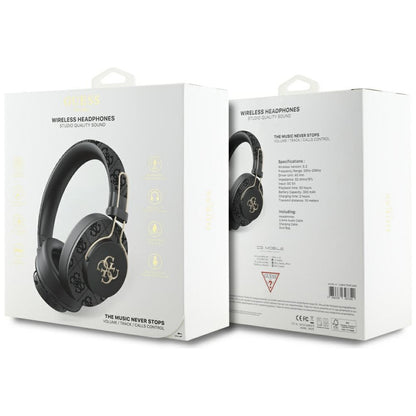 Handsfree Bluetooth Guess 4G Metal Logo, A2DP, Čierna