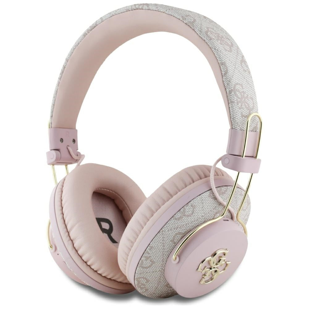 Handsfree Bluetooth Guess 4G Metal Logo, A2DP, Ružová