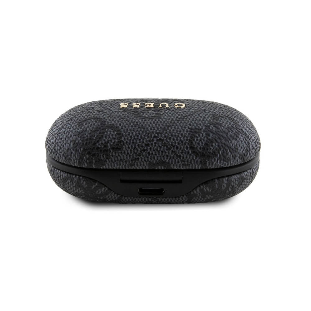 Handsfree Bluetooth Guess 4G Metal, TWS, Čierna