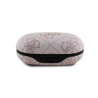 Handsfree Bluetooth Guess 4G Metal, TWS, Ružové