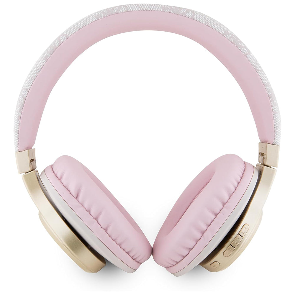 Handsfree Bluetooth Guess 4G Tone on Tone Script Logo, A2DP, Ružový
