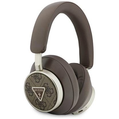 Handsfree Bluetooth Guess 4G Gold Triangle Logo, A2DP, Hnedá