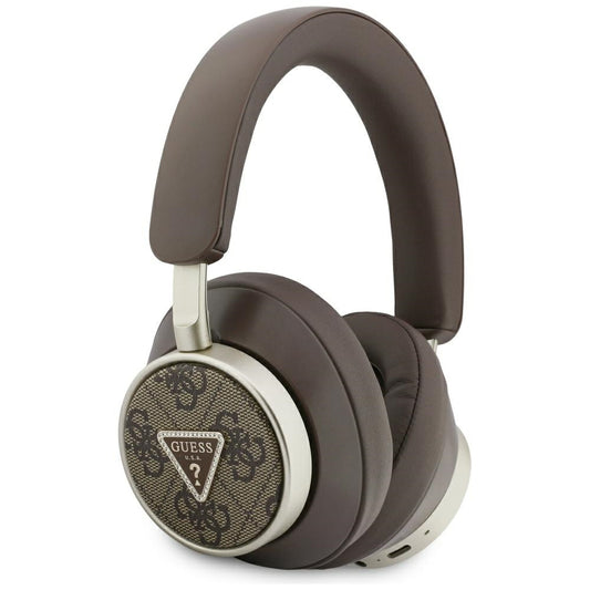 Handsfree Bluetooth Guess 4G Gold Triangle Logo, A2DP, Hnedá